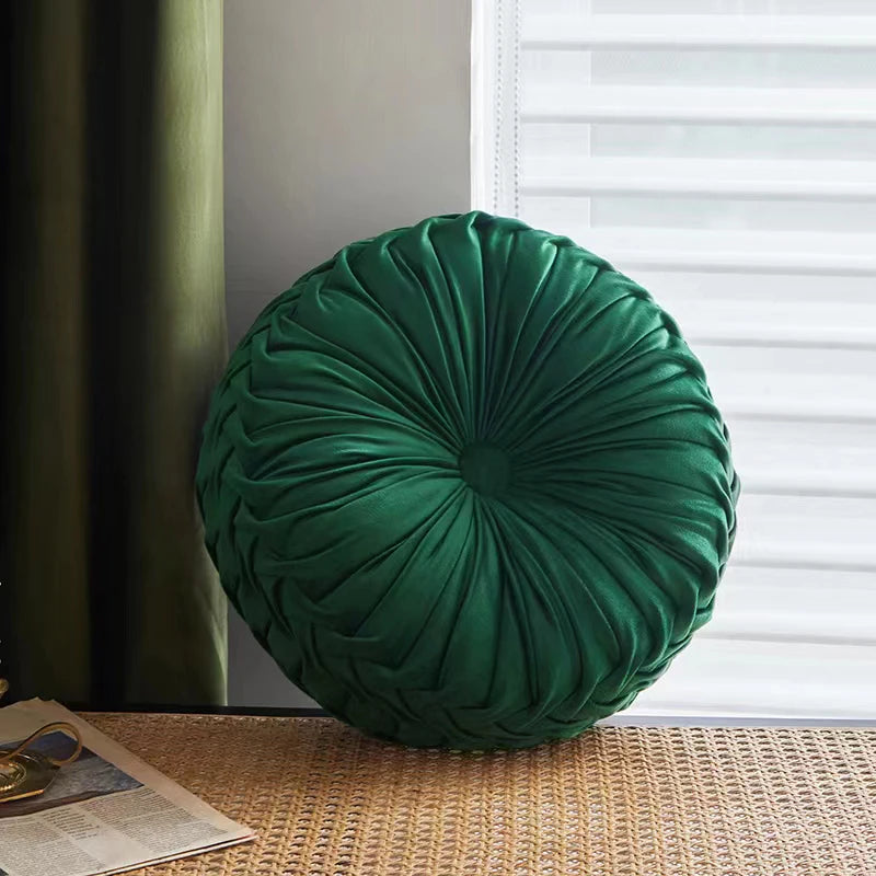 Pumpkin-Shaped Cushion